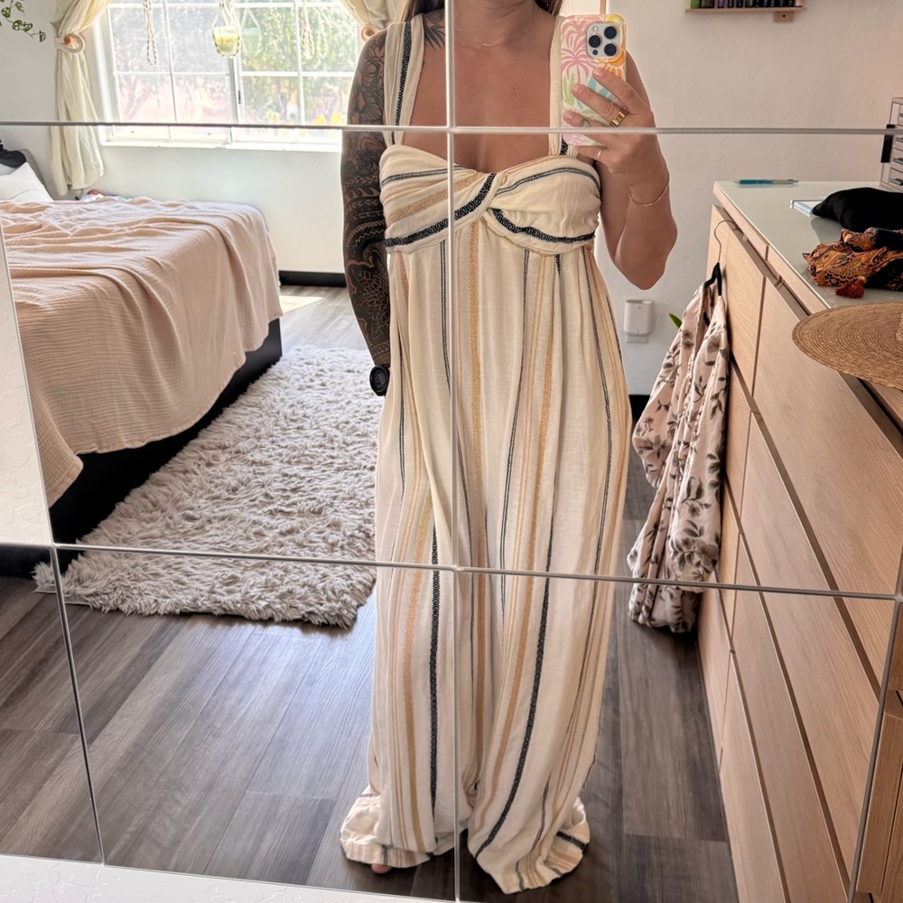 Free People Breezin Through Pants Jumpsuit